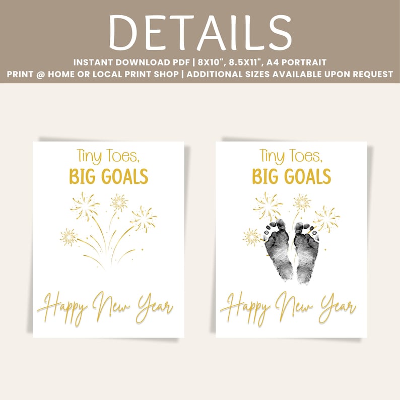 kids new year handprint art printable diy footprint craft fun memory keepsake for toddlers fingerprint activity for children new year craft project download new year footprint template printable fun holiday handprint idea toddler keepsake for new year celebration diy new year handprint art activity kids craft for holidays footprint and handprint art for baby and toddler memory project diy kids activity for new year printable holiday fun fingerprint keepsake