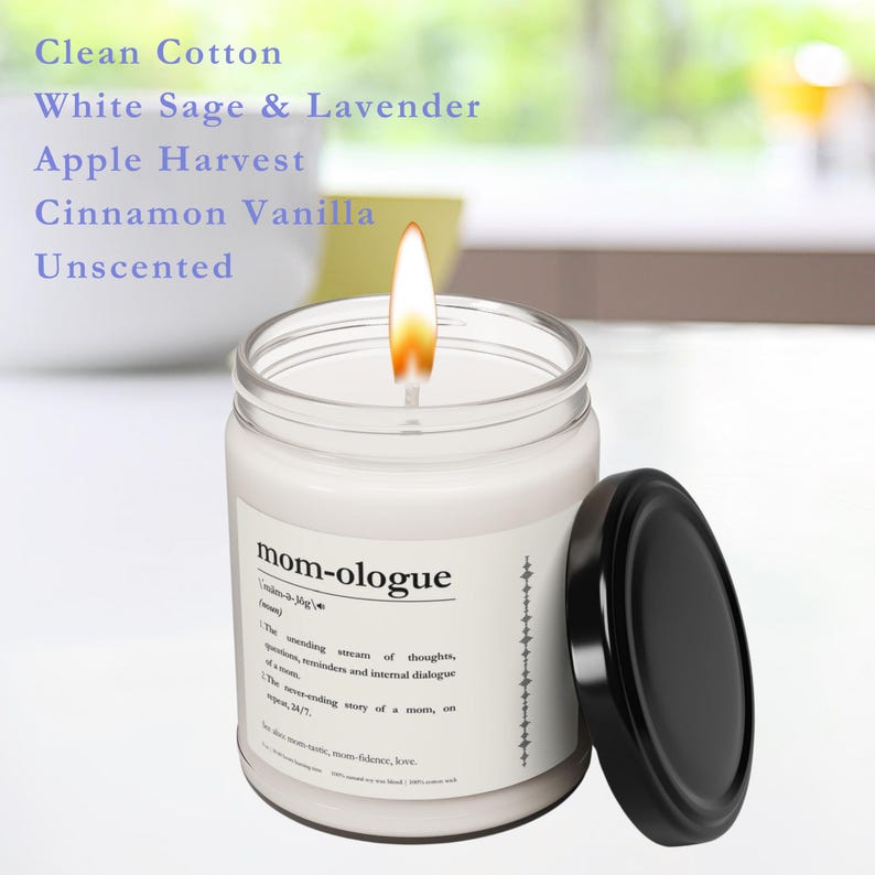 Custom Candle for Mom, Personalized Mom Candle, Custom Gift for Moms