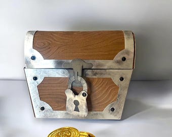 Treasure Chest Favor Box: Pirate Birthday Party Loot