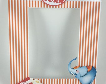 Carnival, Circus, Movie night Photo Mat for a 8x10 frame