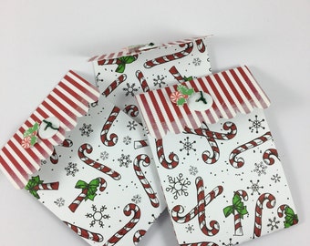 Christmas Gift Card Holder set of 4, Sweet Treat Gift card wrapping, Holiday gift card, Xmas gift card