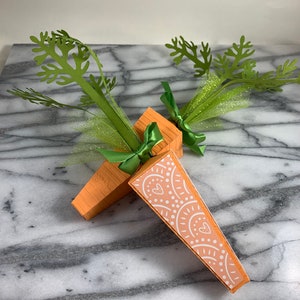 Carrot Favor Box for Easter Baskets, Easter Gifts, Party favor, Easter Basket Filler, set of 2