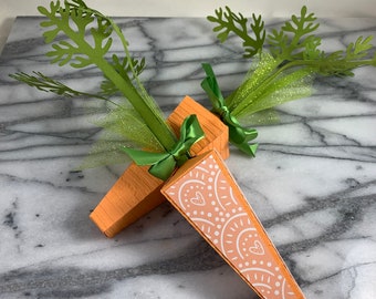 Carrot Favor Box for Easter Baskets, Easter Gifts, Party favor, Easter Basket Filler, set of 2