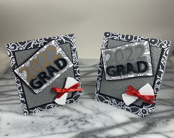 Customizable Graduation Gift Card Holder, Embossed Cardstock