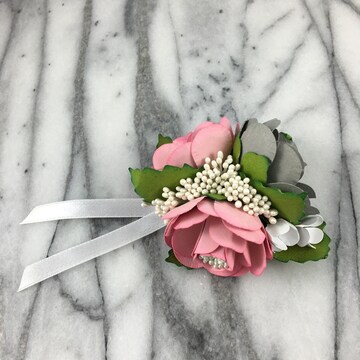 Forever Corsage  for Prom, Bridesmaids, Bridal Party, Wedding, homecoming, faux flowers, artificial flowers, paper flowers