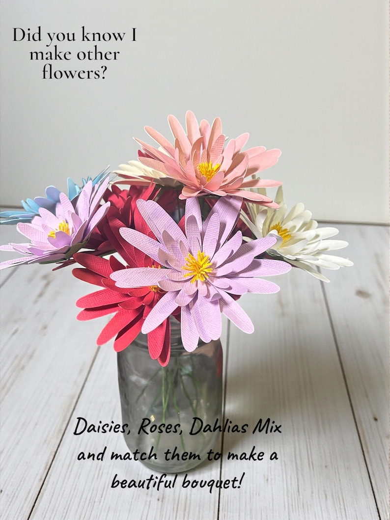 Handcrafted Paper Lyric Sunflowers image 9