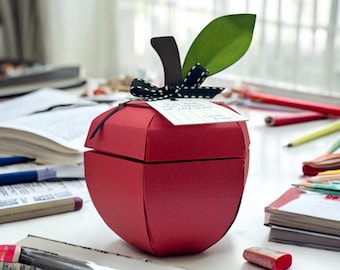 Apple Gift Card Holder: Teacher Appreciation Gift Box
