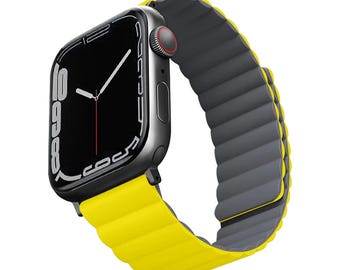 Silicone Magnetic Loop For Apple Watch Strap Band Silicone Watch Bands ForApple Watch Sizes 38/40/41mm&42/44/45mm Series9/8 7/6/5/3/4/3/2 SE