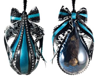 aquamarine taxidermy bat christmas ornament gothic gift bat gift ooak gothic christmas decoration gothic christmas tree - Gothic Christmas Decorations aquamarine taxidermy bat christmas ornament gothic gift bat gift ooak gothic christmas decoration gothic christmas tree - Gothic Christmas Decorations