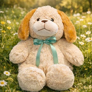 Beschreibbares Welpe Stofftier: Sprach Nachricht Andenken Geschenk