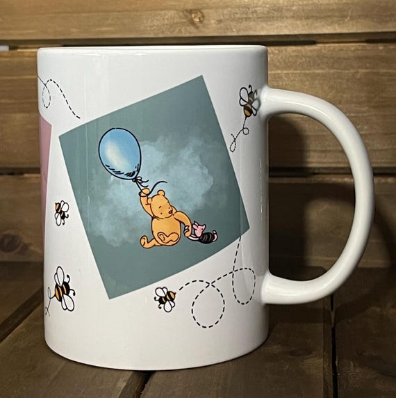 Winnie the Pooh Mug – 15 oz Ceramic Mug with Bee Design