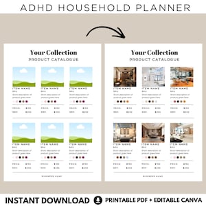 Product Line Sheet Canva Templates: Wholesale Price List Catalog, Pricing Guide Catalogue image 3