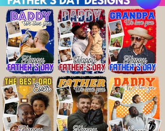 Modèle de collage photo pour la fête des pères : création de t-shirt rap rap bootleg pour papa