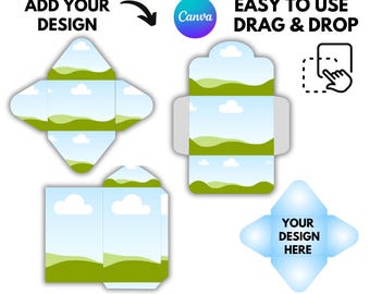 3 Envelope Canva Templates: Money Holder, Wedding Envelops, Junk Journal
