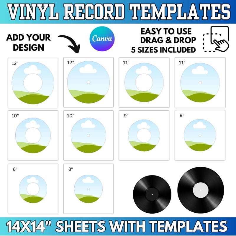 Record Label Sticker Vinyl Record Labels - Etsy