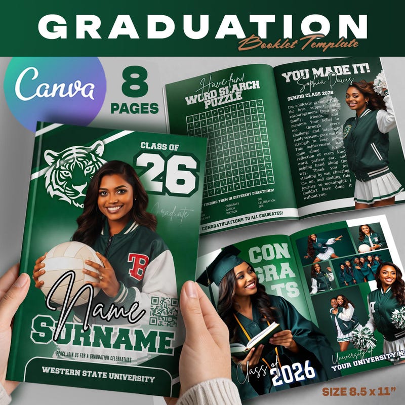 Graduation Booklet 2026 - Etsy