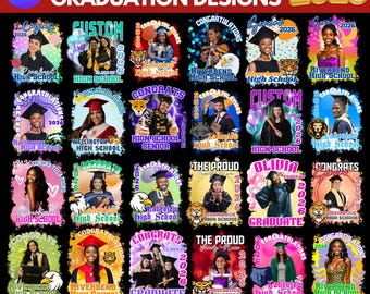 Sjabloon afstuderen T-shirt: Senior Congrats Graduation Shirt Bootleg Rap T-shirtontwerp
