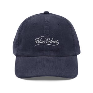 Blue Velvet David Lynch Vintage embroidered corduroy baseball cap