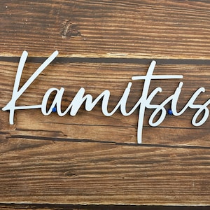 Letrero con nombre personalizado Letrero de madera con nombre personalizado para decoración de pared de guardería Letras de madera Letrero con nombre para guardería de bebé Letrero de madera Letrero con nombre para bebé
