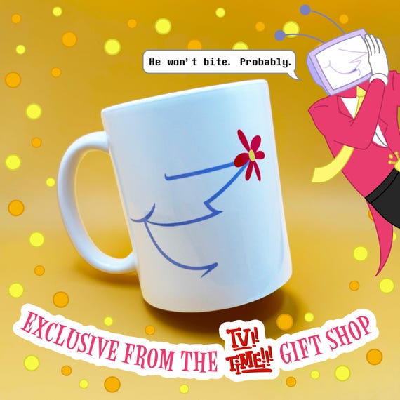 Tenna's Face Mug 2-Sided | Deltarune | Microwave + Dishwasher Safe