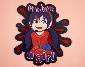 MiSide I'm Just A Girl 3" Mita Sticker | Waterproof | Glossy, Matte or Holographic