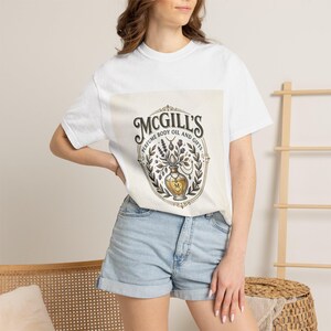 McGill's Honey Bee Logo T-shirt | Vintage Apothecary Graphic image 4