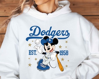 Funny Mickey Mouse 1958 Baseball Hoodie, Mickey Baseball Hoodie, Funny Baseball Mom Gift, Disney Sport Hoodie, Cute Disney Baseball Hoodie