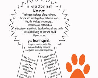 Soccer Team Managers Poem