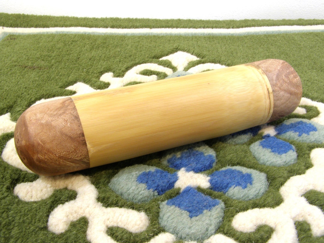 Pagan Rattle Harmony Rattle, Bamboo, Birdseye Maple, Sacred Wood, Meditation ...