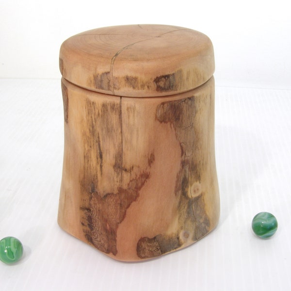 Dogwood Branch Box, pet urn, cremains keepsake, cremation urn, wood urn, personalize, wood art, collection box, wood jar, 5th anniversary