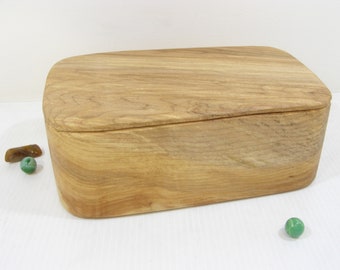 Figured Maple Heartwood Box (90 Cu. In.), cremation urn, wood urn, pet urn, keepsake box, vallet box, wooden jewelry box, personalized gift