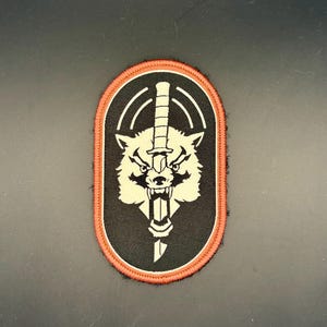 Battlefield 6 Wolfsbane Wolf Sword Woven Morale Patch