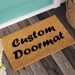 Completely Customizable Doormat, Custom Door Mat, Design Your Own Doormat, Custom Entrance Mat, Custom Door Mat, Personalized Doormat