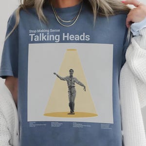 Unisex, Talking Head Retro Shirt - music band shirt, talking head sweatshirt,talking head shirt, comfort color shirt,Stop Making Sense Shirt