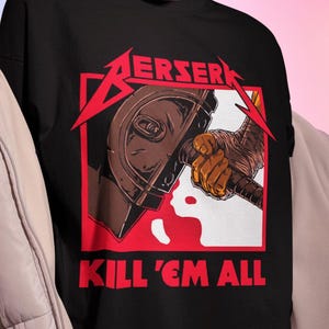 Grunge Anime Graphic T-Shirt, Vintage Japanese Manga Tee for Men and Woman, 90s TV Movie Streetwear, Gift to Make Anime Fans Go Berserk