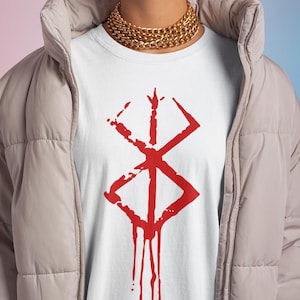 Berserk Grunge Anime Graphic T-Shirt, Vintage Japanese Manga Tee for Men and Woman, 90s TV Movie Streetwear
