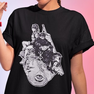Berserk Anime Design Shirt - Anime Hoodie, Unisex Grunge Red Japanese TV Show Hooded Sweatshirt, Anime shirt, anime tshirt