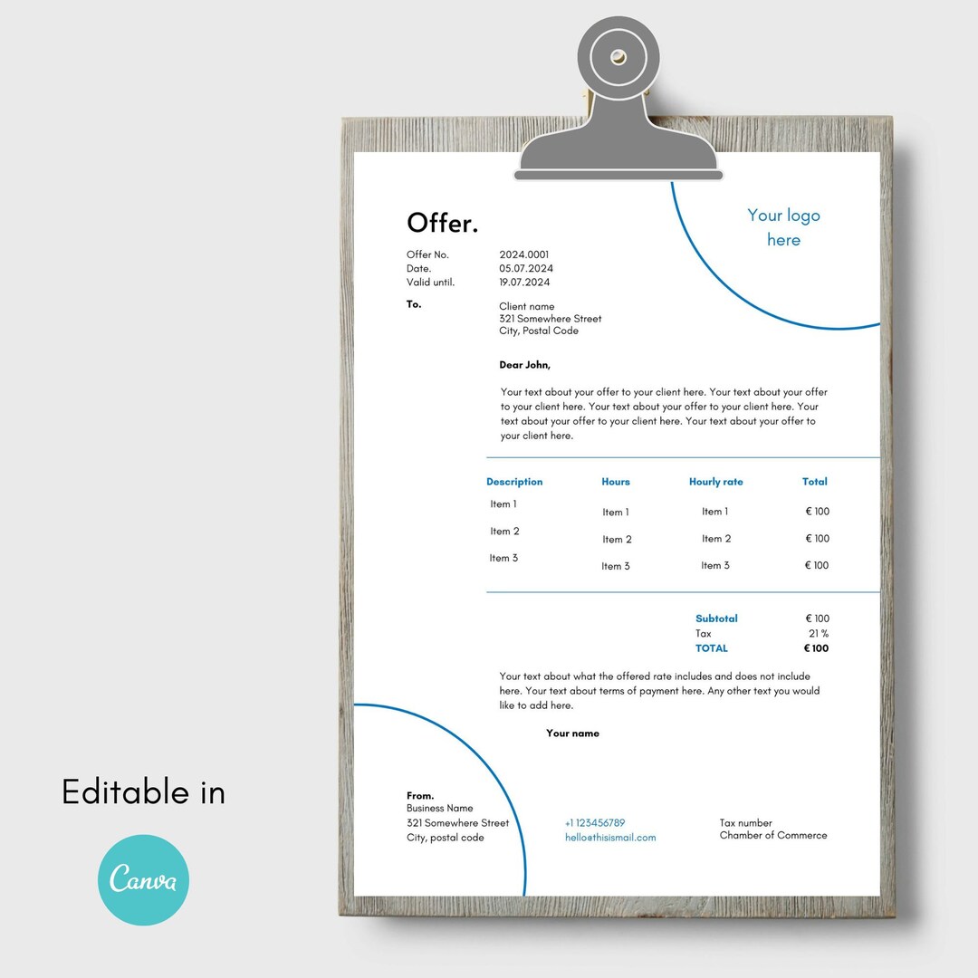 Quote Template Editable in Canva, Minimalist Quote Template for Small ...