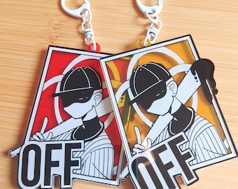 OFF GAME Batter Acrylic Character Keychain