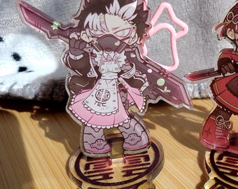 KAIJU NO8 Narumi Gen Maid Acrylic Standee Keychain - Etsy