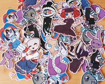 Pegatina de papel con personaje TADC de 3,5"