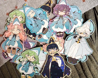 WITCH HAT ATELIER 3.5" Paper Holographic Character Sticker