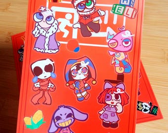 TADC 4.5x7" PET Character Sticker Sheet