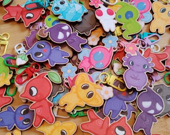 PIKMIN Wooden Character Keychain
