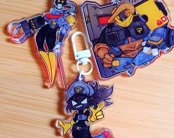 KRUGSTON QPD Acrylic Character Keychain