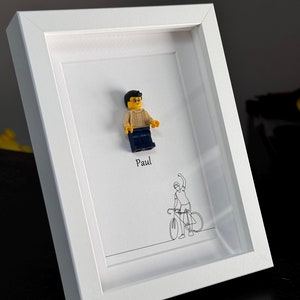 Gepersonaliseerde minifiguur cadeaulijst, uniek jubileumcadeau voor vriendin, Missing You-cadeau voor hem, aangepast relatiecadeau voor haar