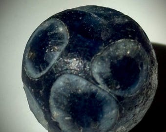 Very Rare, Ancient Indo-Pacific "Takua Pa" Transparent Glass Statified Eye Bead (from ~4th century AD Khlong Thom region of ancient Siam)