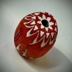 Rare, Antique Dutch-made (in Amsterdam) Millefiori Mosaic Glass Bead (Late 18th Century)