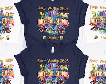 Universal Studios 2026 Family Vacation Shirt, Orlando Trip Tees
