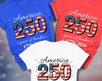 USA 250th Anniversary Independence Day Tee, America 1776-2026 Shirt